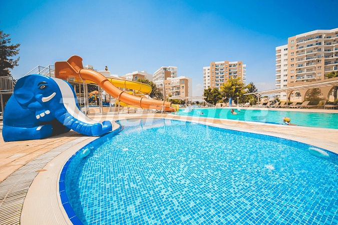 Квартира в Фамагуста, Северный Кипр вид на море с бассейном: купить недвижимость в Турции - 83235