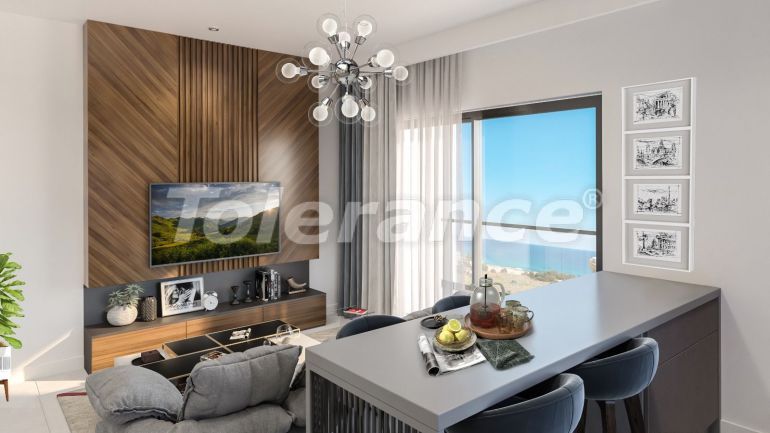 Квартира от застройщика в Фамагуста, Северный Кипр вид на море: купить недвижимость в Турции - 83428
