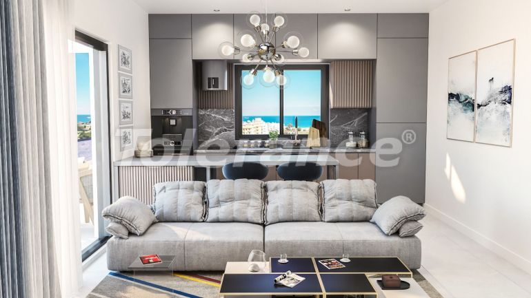 Квартира от застройщика в Фамагуста, Северный Кипр вид на море: купить недвижимость в Турции - 83429