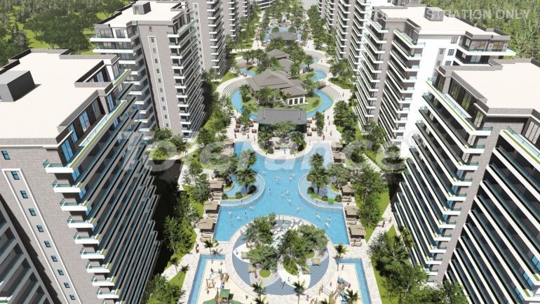 Квартира от застройщика в Фамагуста, Северный Кипр с бассейном в рассрочку: купить недвижимость в Турции - 83727