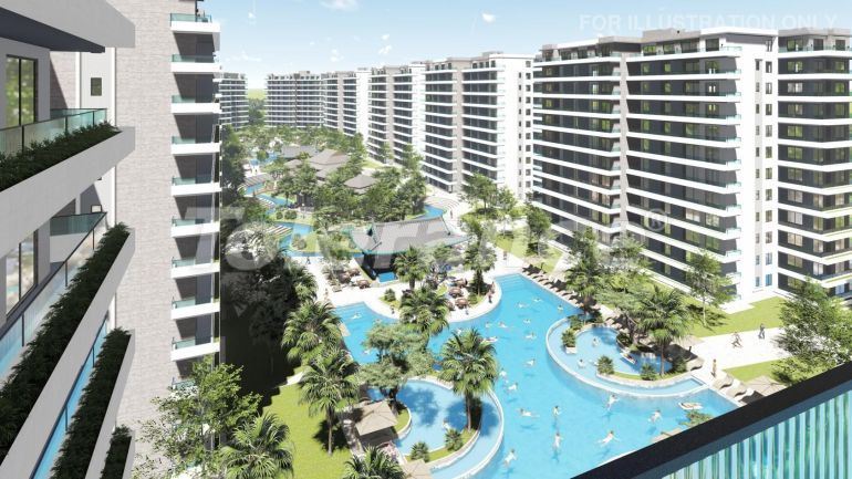 Квартира от застройщика в Фамагуста, Северный Кипр с бассейном в рассрочку: купить недвижимость в Турции - 83729