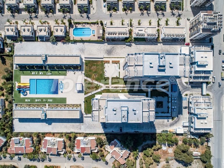 Квартира в Фамагуста, Северный Кипр вид на море с бассейном: купить недвижимость в Турции - 86146