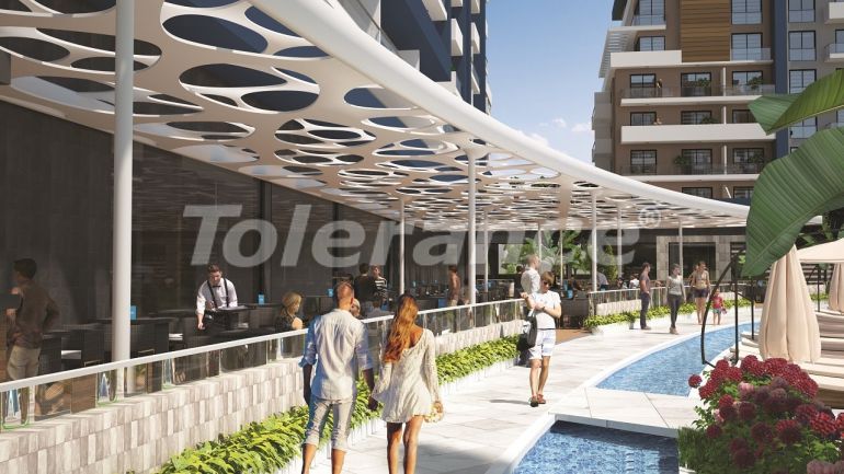 Квартира от застройщика в Фамагуста, Северный Кипр вид на море с бассейном в рассрочку: купить недвижимость в Турции - 87038