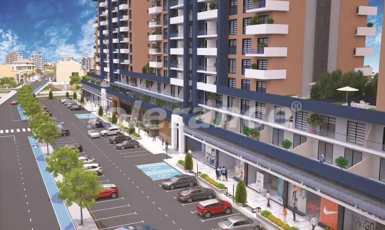 Квартира от застройщика в Фамагуста, Северный Кипр вид на море с бассейном в рассрочку: купить недвижимость в Турции - 87047