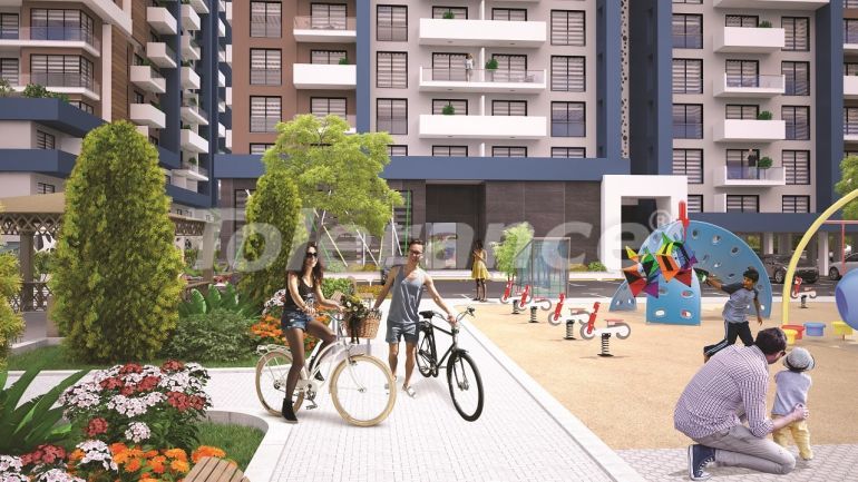 Квартира от застройщика в Фамагуста, Северный Кипр вид на море с бассейном в рассрочку: купить недвижимость в Турции - 87080