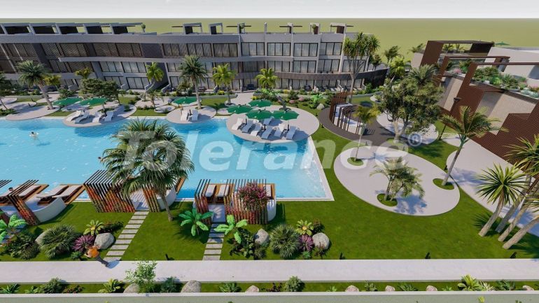 Квартира от застройщика в Фамагуста, Северный Кипр с бассейном в рассрочку: купить недвижимость в Турции - 88251