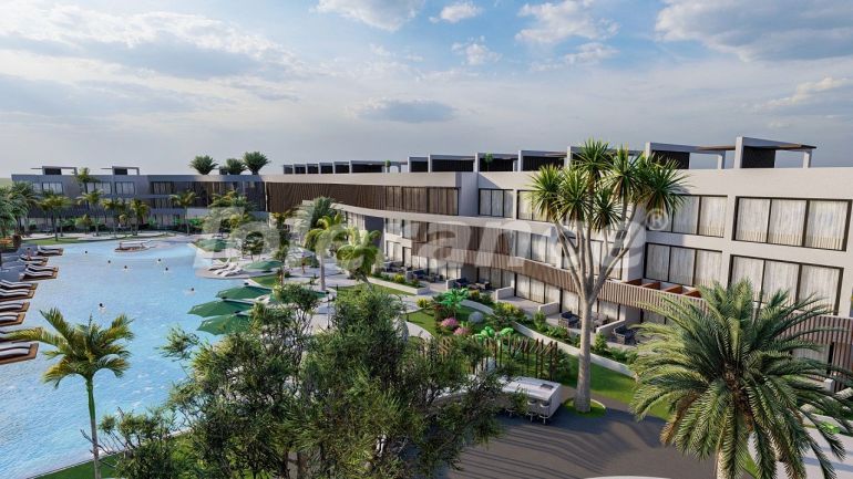 Квартира от застройщика в Фамагуста, Северный Кипр с бассейном в рассрочку: купить недвижимость в Турции - 88270