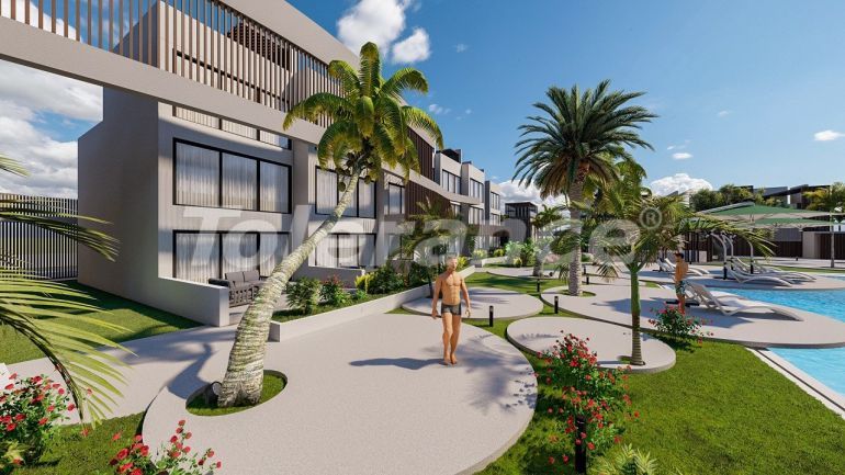 Квартира от застройщика в Фамагуста, Северный Кипр с бассейном в рассрочку: купить недвижимость в Турции - 88288