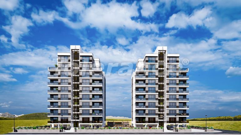 Квартира от застройщика в Фамагуста, Северный Кипр вид на море с бассейном: купить недвижимость в Турции - 88427