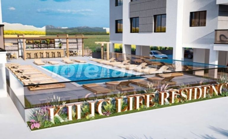 Квартира от застройщика в Фамагуста, Северный Кипр вид на море с бассейном: купить недвижимость в Турции - 88434