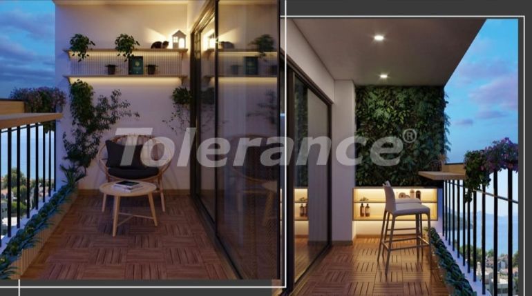 Квартира от застройщика в Фамагуста, Северный Кипр вид на море с бассейном: купить недвижимость в Турции - 88443