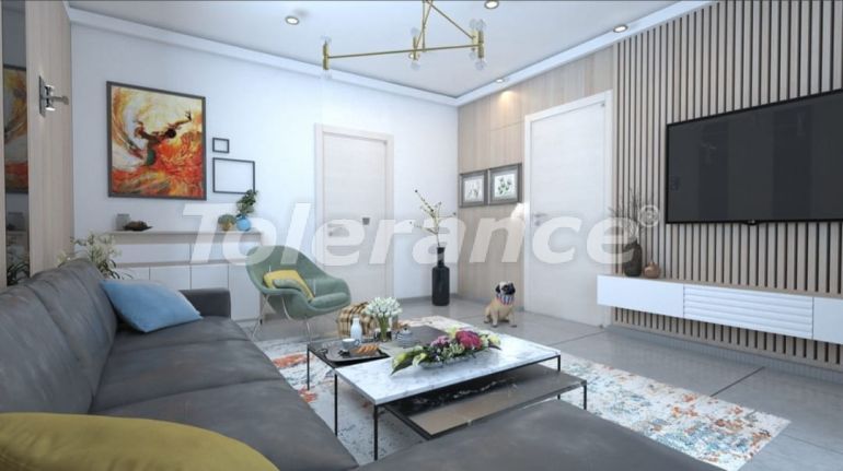 Квартира от застройщика в Фамагуста, Северный Кипр вид на море с бассейном: купить недвижимость в Турции - 88448