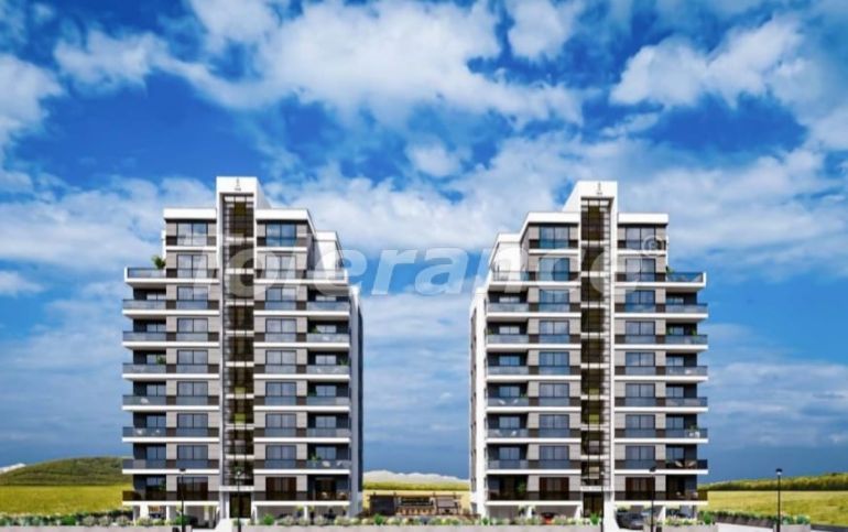 Квартира от застройщика в Фамагуста, Северный Кипр вид на море с бассейном: купить недвижимость в Турции - 88459