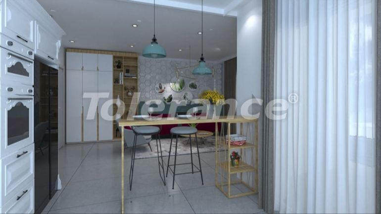 Квартира от застройщика в Фамагуста, Северный Кипр вид на море с бассейном: купить недвижимость в Турции - 88479