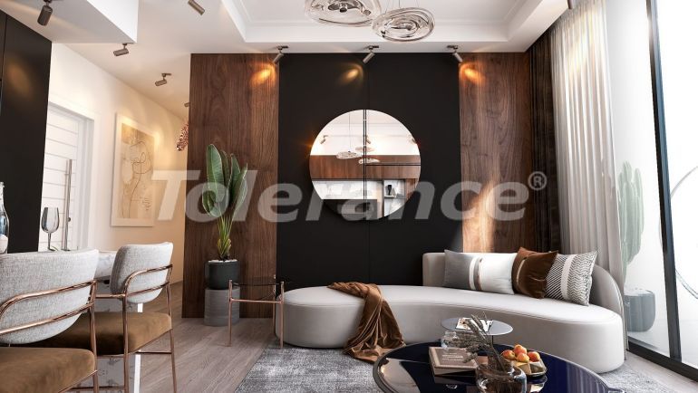 Квартира в Фамагуста, Северный Кипр вид на море с бассейном: купить недвижимость в Турции - 88714