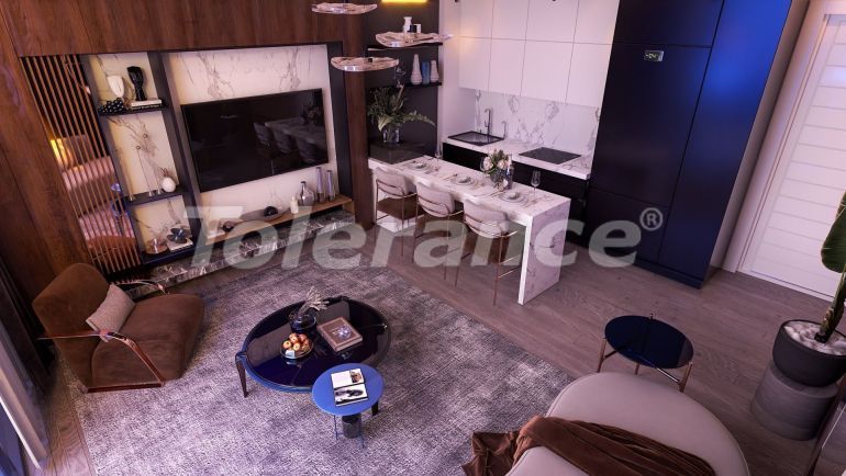 Квартира в Фамагуста, Северный Кипр вид на море с бассейном: купить недвижимость в Турции - 88717