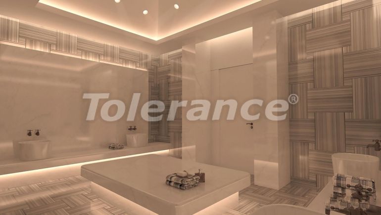 Квартира в Фамагуста, Северный Кипр вид на море с бассейном: купить недвижимость в Турции - 88732