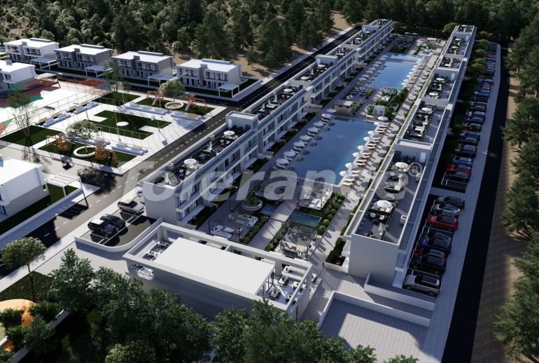 Квартира в Фамагуста, Северный Кипр с бассейном в рассрочку: купить недвижимость в Турции - 88801