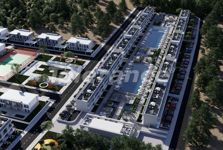 Квартира в Фамагуста, Северный Кипр с бассейном в рассрочку: купить недвижимость в Турции - 88803