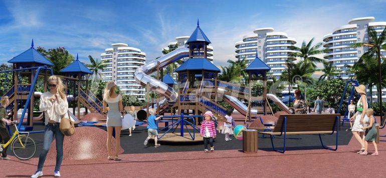 Квартира от застройщика в Фамагуста, Северный Кипр вид на море с бассейном в рассрочку: купить недвижимость в Турции - 88938