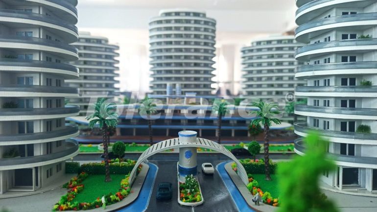 Квартира от застройщика в Фамагуста, Северный Кипр вид на море с бассейном в рассрочку: купить недвижимость в Турции - 88944