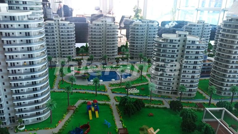 Квартира от застройщика в Фамагуста, Северный Кипр вид на море с бассейном в рассрочку: купить недвижимость в Турции - 88948