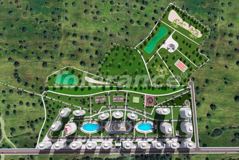 Квартира от застройщика в Фамагуста, Северный Кипр вид на море с бассейном в рассрочку: купить недвижимость в Турции - 88951