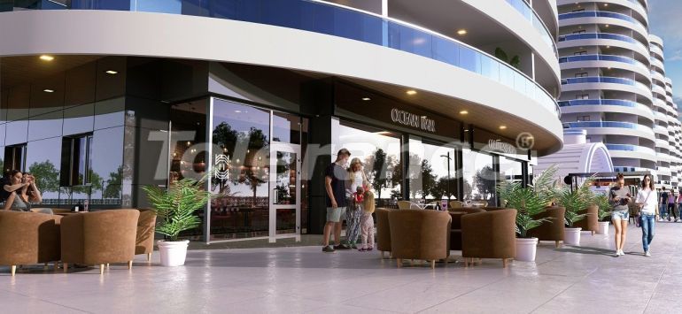 Квартира от застройщика в Фамагуста, Северный Кипр вид на море с бассейном в рассрочку: купить недвижимость в Турции - 88956