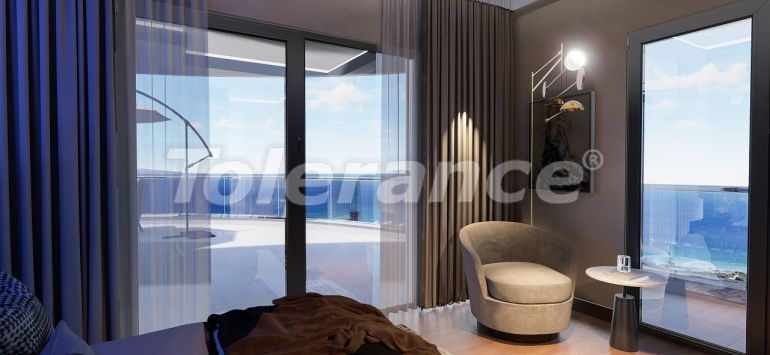 Квартира от застройщика в Фамагуста, Северный Кипр вид на море с бассейном в рассрочку: купить недвижимость в Турции - 88965