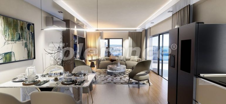 Квартира от застройщика в Фамагуста, Северный Кипр вид на море с бассейном в рассрочку: купить недвижимость в Турции - 88967