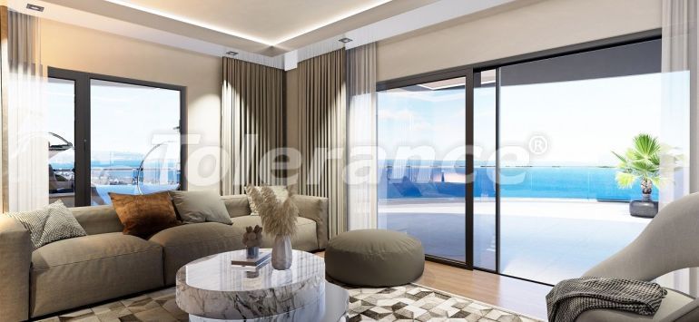 Квартира от застройщика в Фамагуста, Северный Кипр вид на море с бассейном в рассрочку: купить недвижимость в Турции - 88976