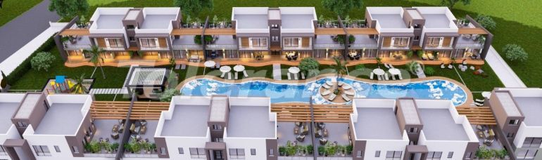 Квартира от застройщика в Фамагуста, Северный Кипр с бассейном в рассрочку: купить недвижимость в Турции - 90353