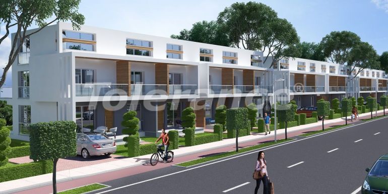 Квартира в Фамагуста, Северный Кипр вид на море с бассейном: купить недвижимость в Турции - 90422