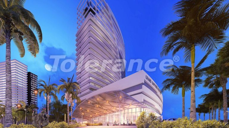 Квартира от застройщика в Фамагуста, Северный Кипр вид на море с бассейном: купить недвижимость в Турции - 90444