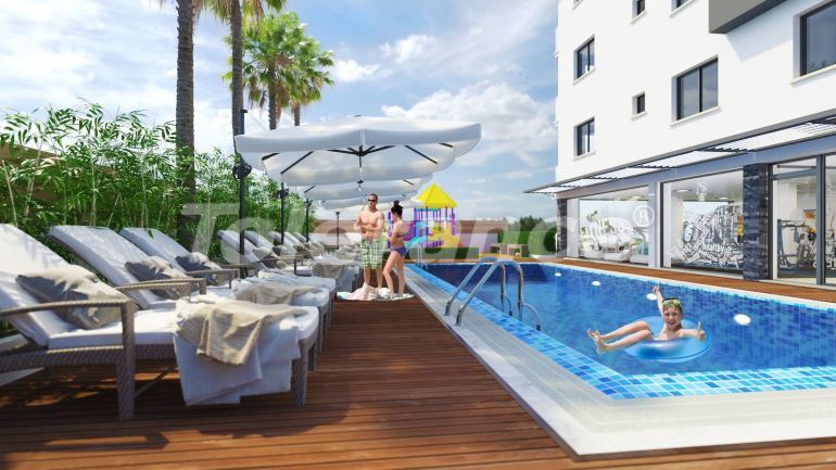 Квартира в Фамагуста, Северный Кипр вид на море: купить недвижимость в Турции - 90866