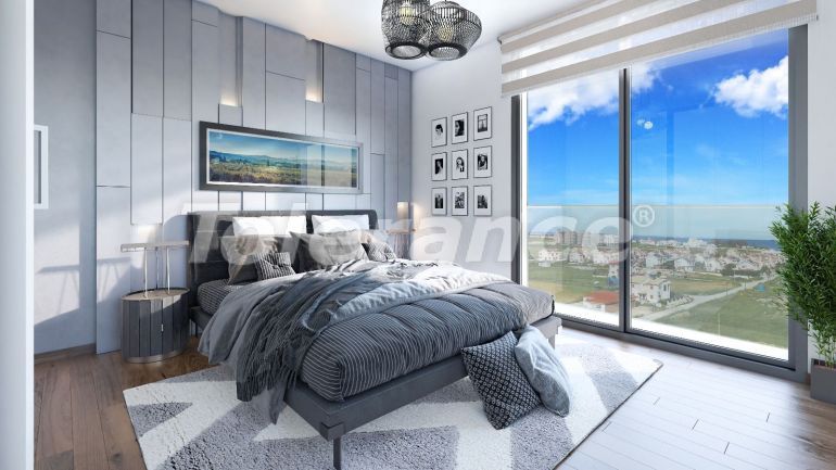 Квартира в Фамагуста, Северный Кипр вид на море: купить недвижимость в Турции - 90868