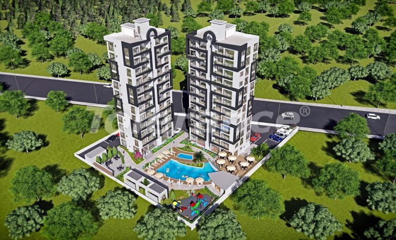 Квартира от застройщика в Фамагуста, Северный Кипр с бассейном в рассрочку: купить недвижимость в Турции - 91062