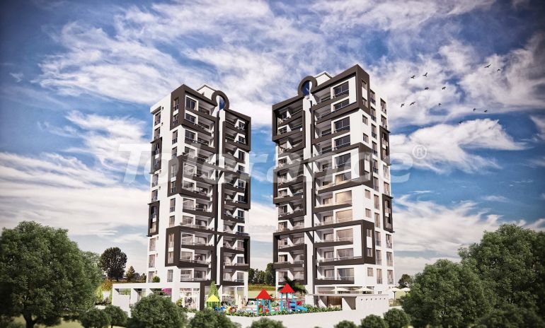 Квартира от застройщика в Фамагуста, Северный Кипр с бассейном в рассрочку: купить недвижимость в Турции - 91072