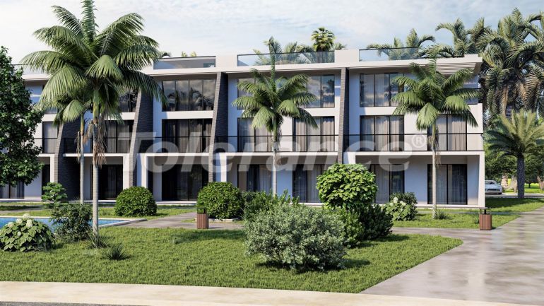 Квартира от застройщика в Фамагуста, Северный Кипр с бассейном в рассрочку - 91601 Квартира от застройщика в Фамагуста, Северный Кипр с бассейном в рассрочку: купить недвижимость в Турции - 91601