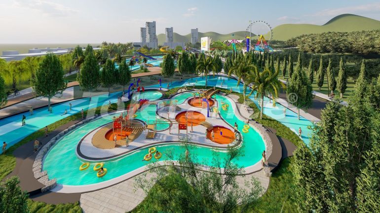 Квартира от застройщика в Фамагуста, Северный Кипр вид на море с бассейном в рассрочку: купить недвижимость в Турции - 91784