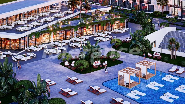 Квартира от застройщика в Фамагуста, Северный Кипр с бассейном: купить недвижимость в Турции - 92398