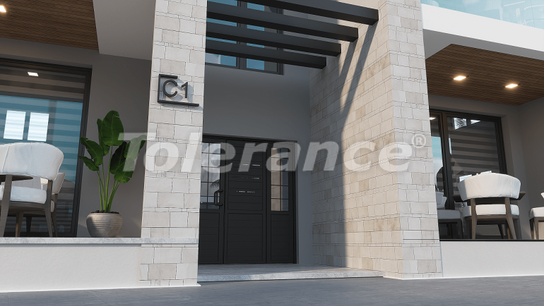 Квартира от застройщика в Фамагуста, Северный Кипр вид на море с бассейном в рассрочку: купить недвижимость в Турции - 92476