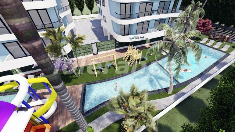 Квартира от застройщика в Фамагуста, Северный Кипр с бассейном в рассрочку: купить недвижимость в Турции - 92975