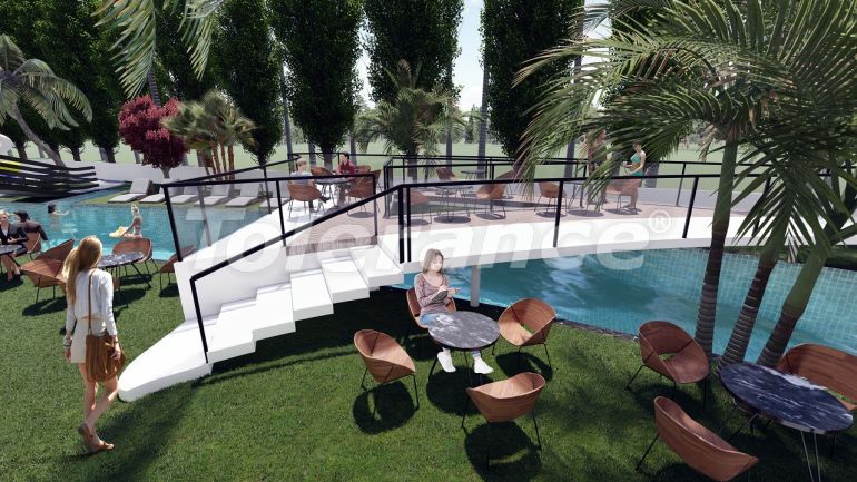 Квартира от застройщика в Фамагуста, Северный Кипр с бассейном в рассрочку: купить недвижимость в Турции - 92976