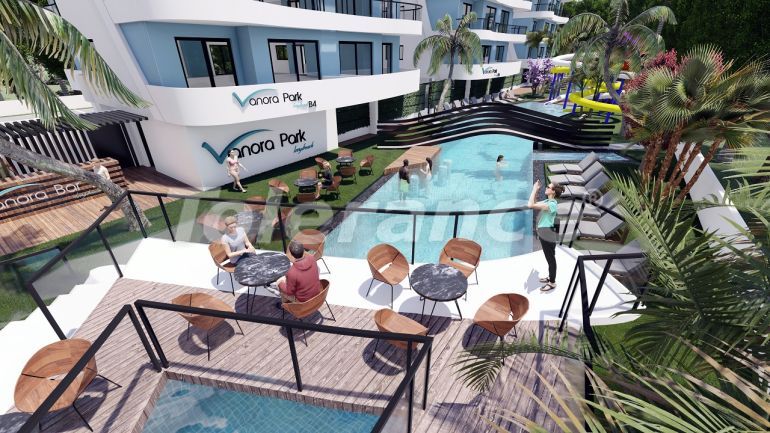 Квартира от застройщика в Фамагуста, Северный Кипр с бассейном в рассрочку: купить недвижимость в Турции - 92990