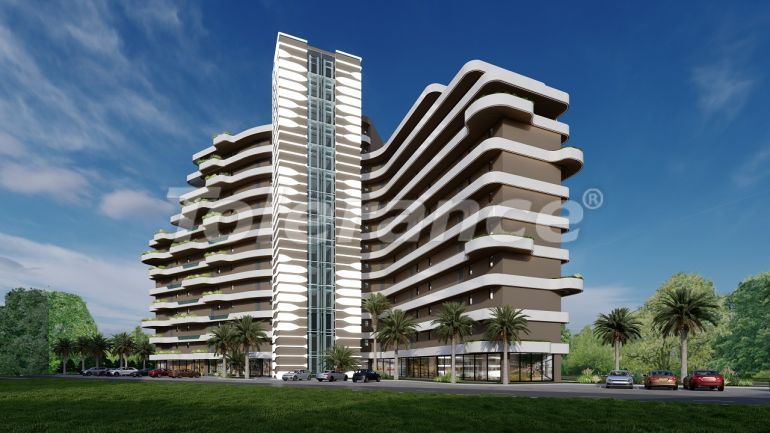 Квартира от застройщика в Фамагуста, Северный Кипр вид на море с бассейном в рассрочку: купить недвижимость в Турции - 93186