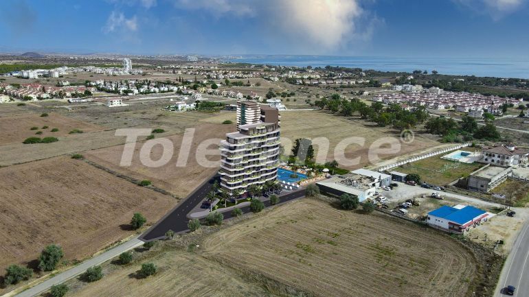 Квартира от застройщика в Фамагуста, Северный Кипр вид на море с бассейном в рассрочку: купить недвижимость в Турции - 93187