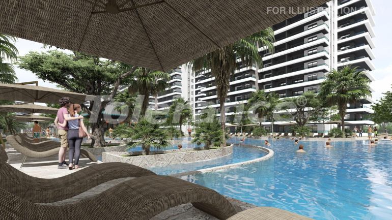 Квартира от застройщика в Фамагуста, Северный Кипр с бассейном в рассрочку: купить недвижимость в Турции - 93673