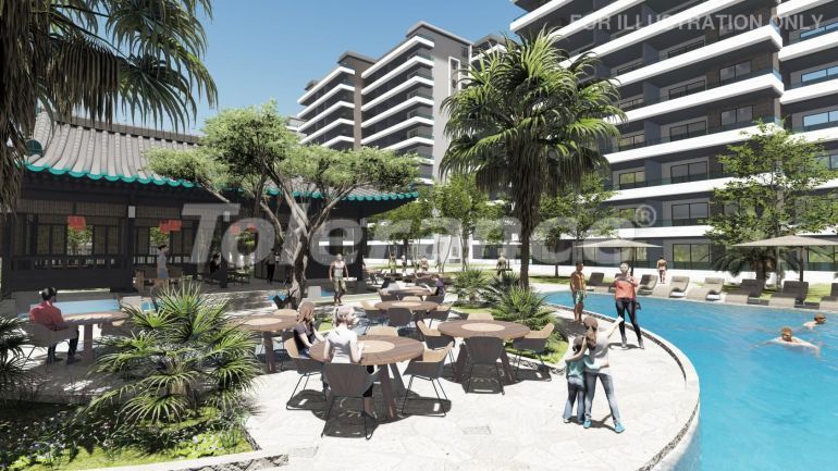 Квартира от застройщика в Фамагуста, Северный Кипр с бассейном в рассрочку: купить недвижимость в Турции - 93674