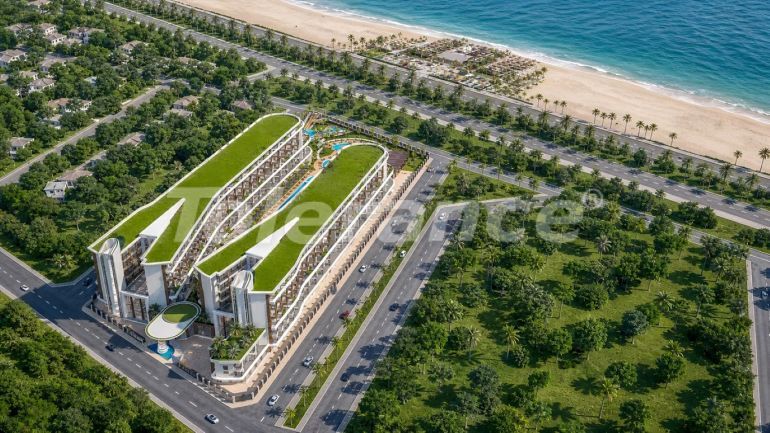 Квартира от застройщика в Финике вид на море с бассейном в рассрочку: купить недвижимость в Турции - 147030